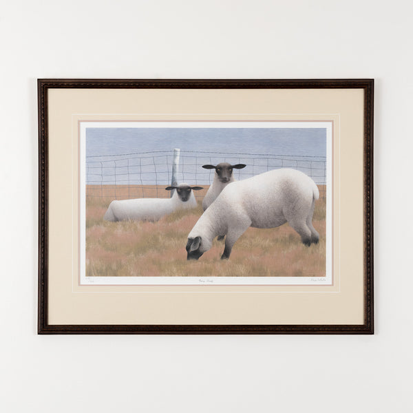 alex colville three sheep lithograph limited edition wildlife canadian artist iconic art artwork painter east coast nova scotia maritimes painting national gallery 