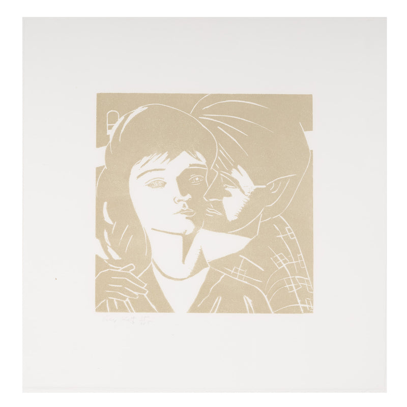 alex katz a tremor in the morning eric and anni woodcut woodblock print limited edition portfolio vincent katz and alex katz collaboration iconic american artist couples collect alex katz artwork 