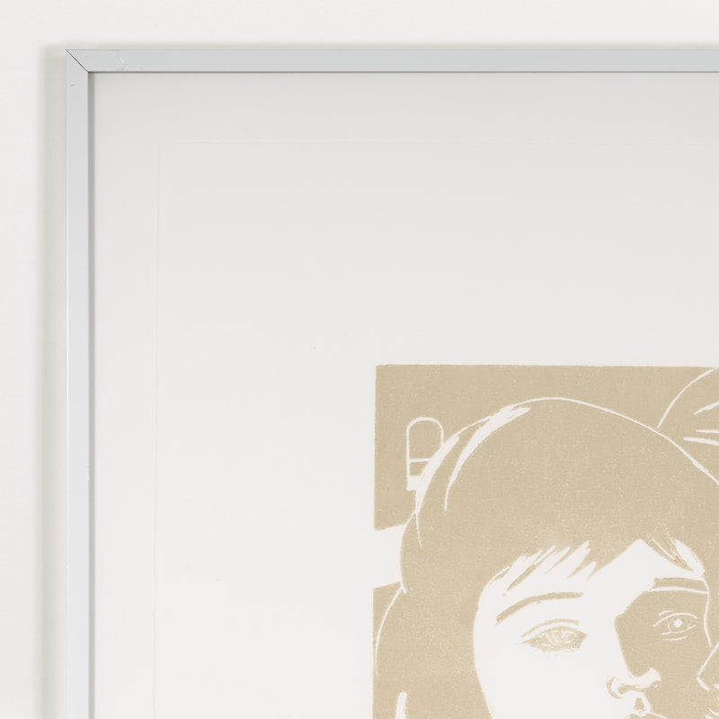 alex katz a tremor in the morning eric and anni woodcut woodblock print limited edition portfolio vincent katz and alex katz collaboration iconic american artist couples collect alex katz artwork signed editionned 