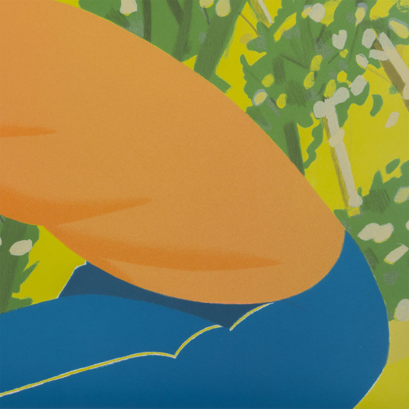 ALEX KATZ "BICYCLE RIDER" LITHOGRAPH, 1982