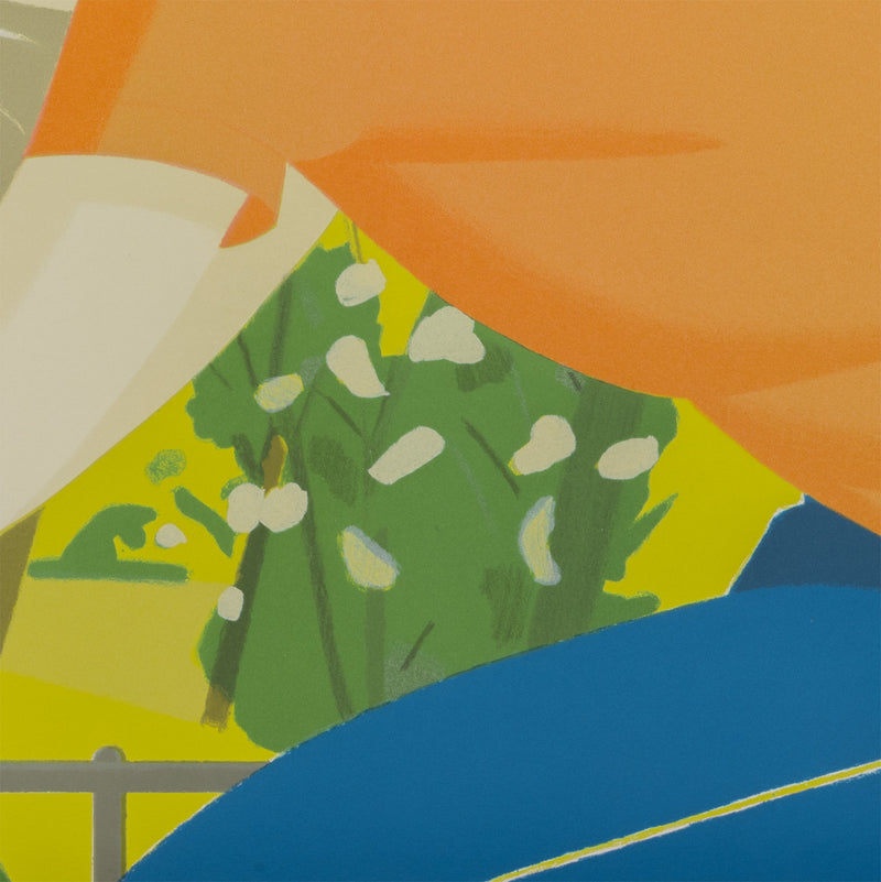 ALEX KATZ "BICYCLE RIDER" LITHOGRAPH, 1982