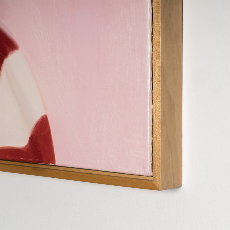 ALEX KATZ "CROLIE IN PINK", 1985