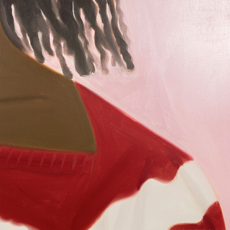 ALEX KATZ "CROLIE IN PINK", 1985