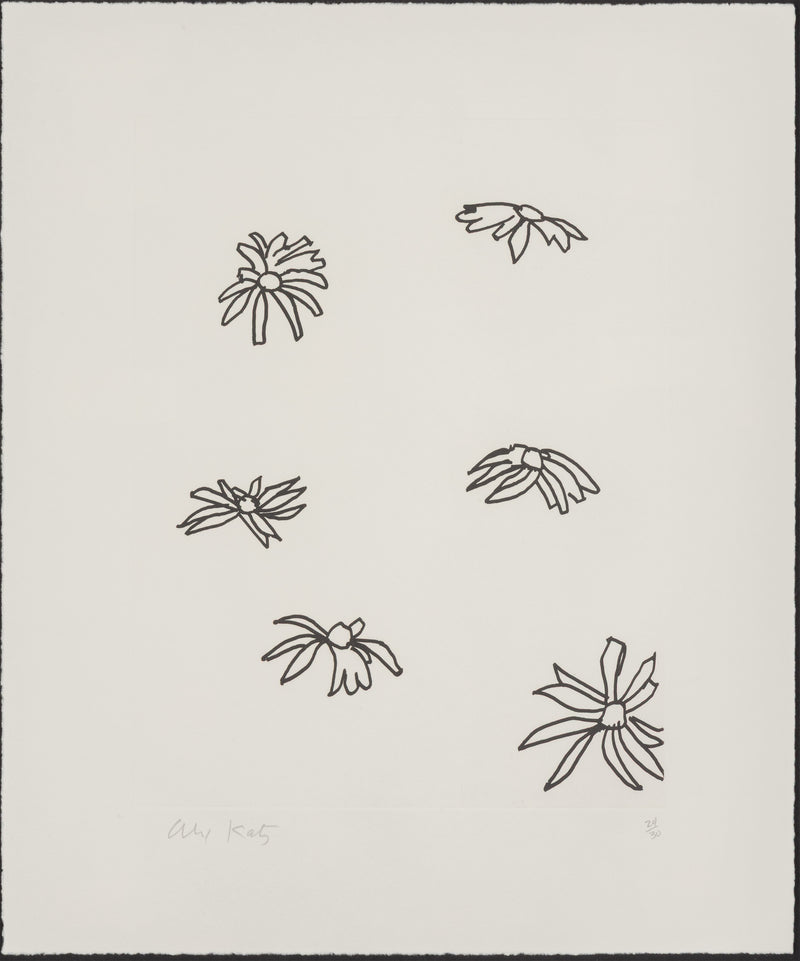 ALEX KATZ "EDGES (SHEET 9)" ETCHING, 1997