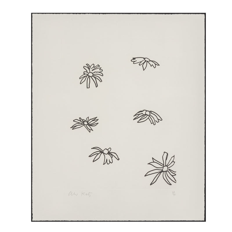ALEX KATZ "EDGES (SHEET 9)" ETCHING, 1997