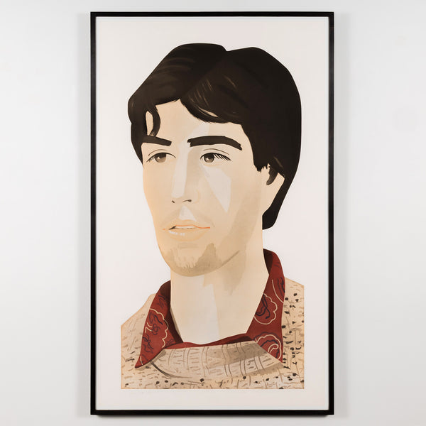 ALEX KATZ "LARGE HEAD OF VINCENT" AQUATINT, 1982