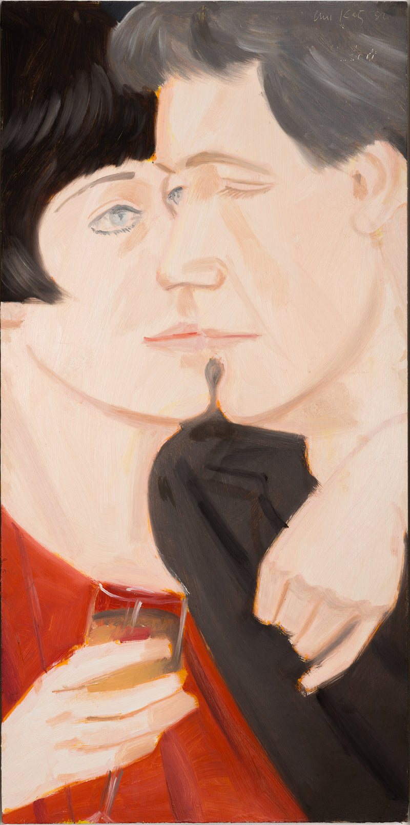 ALEX KATZ "JENNIFER (& MATHIEU)", 1986