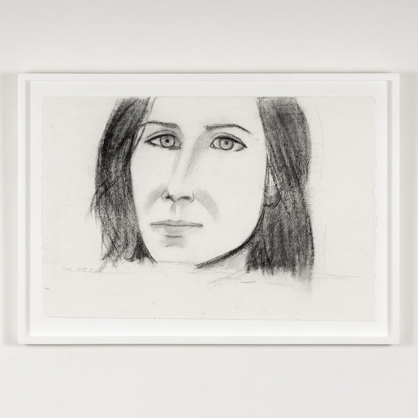 ALEX KATZ "MICHELE" CHARCOAL, 2005