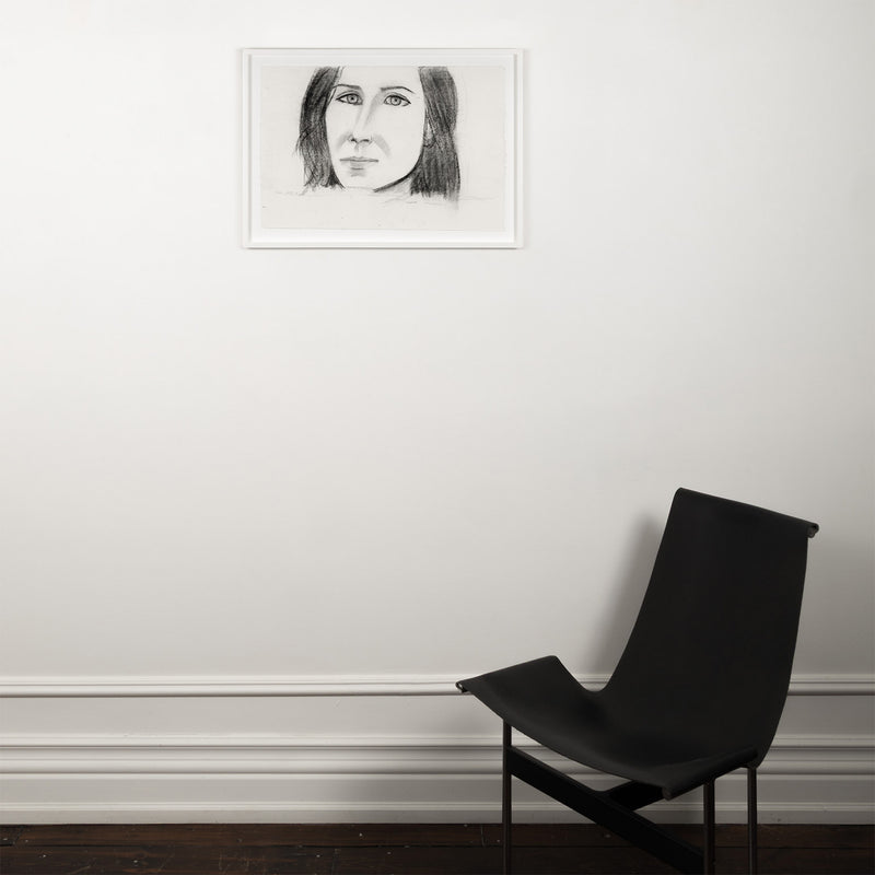 ALEX KATZ "MICHELE" CHARCOAL, 2005