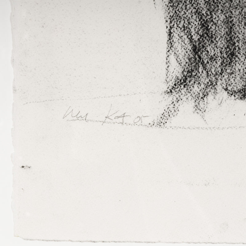 ALEX KATZ "MICHELE" CHARCOAL, 2005