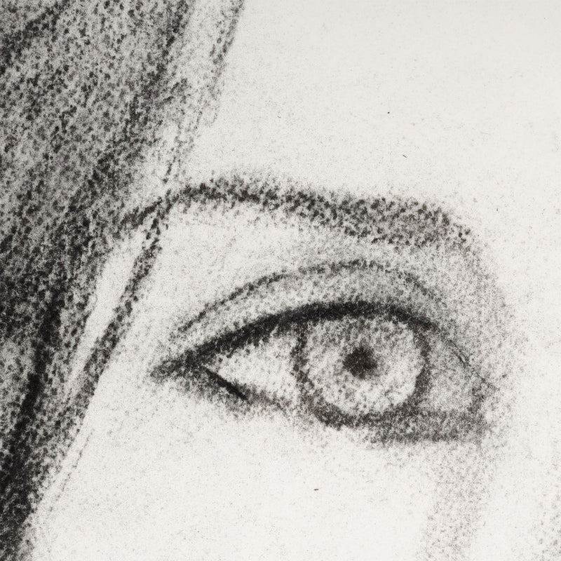 ALEX KATZ "MICHELE" CHARCOAL, 2005