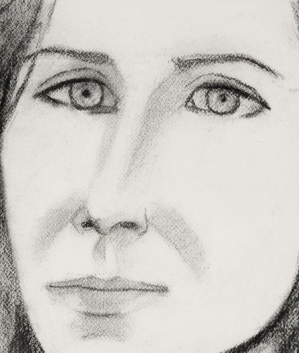 ALEX KATZ "MICHELE" CHARCOAL, 2005