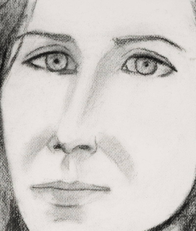 ALEX KATZ "MICHELE" CHARCOAL, 2005