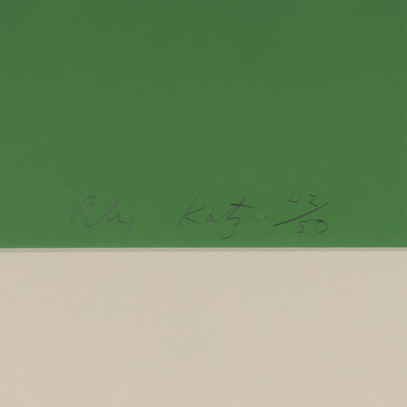 ALEX KATZ "POPPY" SCREENPRINT, 1968