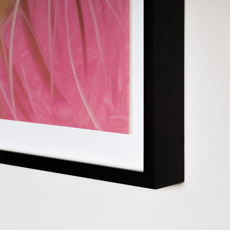 alex katz sasha 1 print 2016 portrature iconic amercan artist painting pink magenta striking close crop portrait print limited edition framed collect alex katz buy sell alex katz artwork prints paintings 