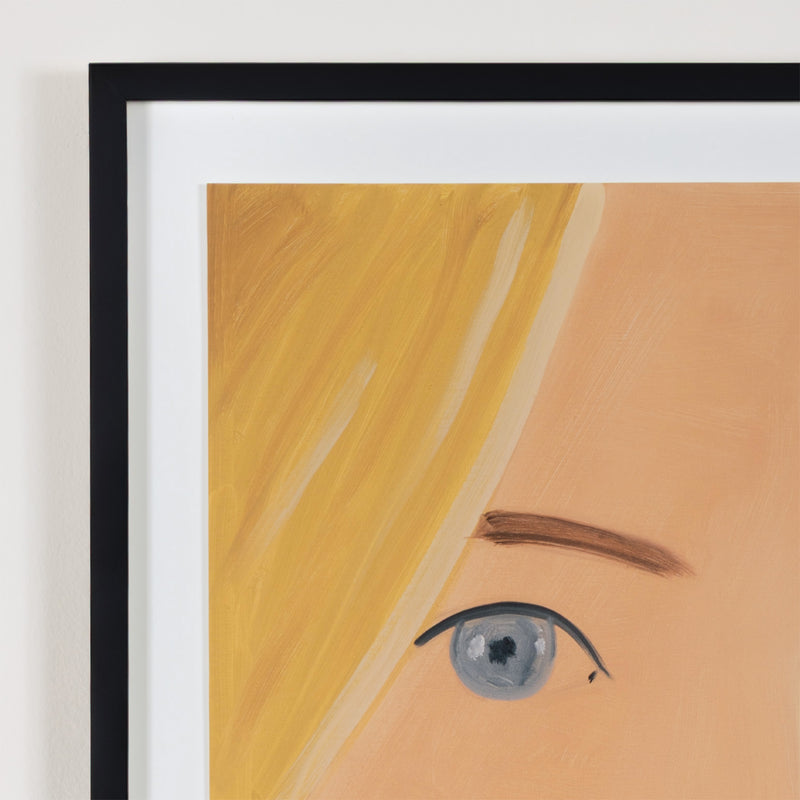 alex katz sasha 1 print 2016 portrature iconic amercan artist painting pink magenta striking close crop portrait print limited edition framed collect alex katz buy sell alex katz artwork prints paintings 