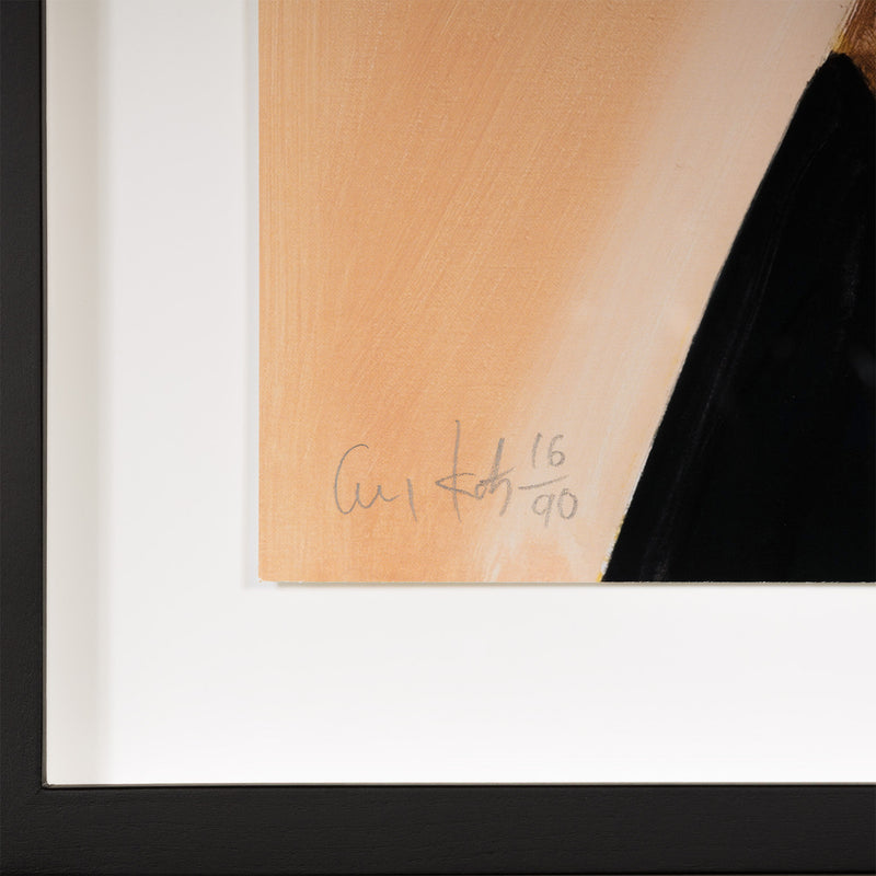 alex katz sasha 1 print 2016 portrature iconic amercan artist painting pink magenta striking close crop portrait print limited edition framed collect alex katz buy sell alex katz artwork prints paintings 