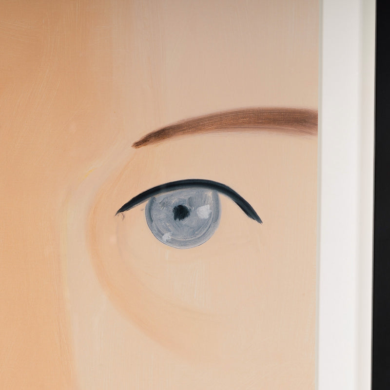 alex katz sasha 1 print 2016 portrature iconic amercan artist painting pink magenta striking close crop portrait print limited edition framed collect alex katz buy sell alex katz artwork prints paintings 