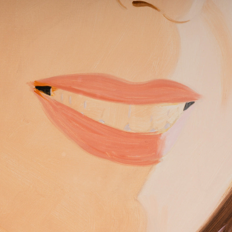 alex katz sasha 1 print 2016 portrature iconic amercan artist painting pink magenta striking close crop portrait print limited edition framed collect alex katz buy sell alex katz artwork prints paintings 