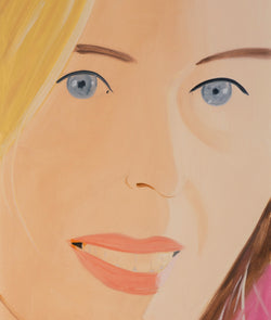 alex katz sasha 1 print 2016 portrature iconic amercan artist painting pink magenta striking close crop portrait print limited edition framed collect alex katz buy sell alex katz artwork prints paintings 