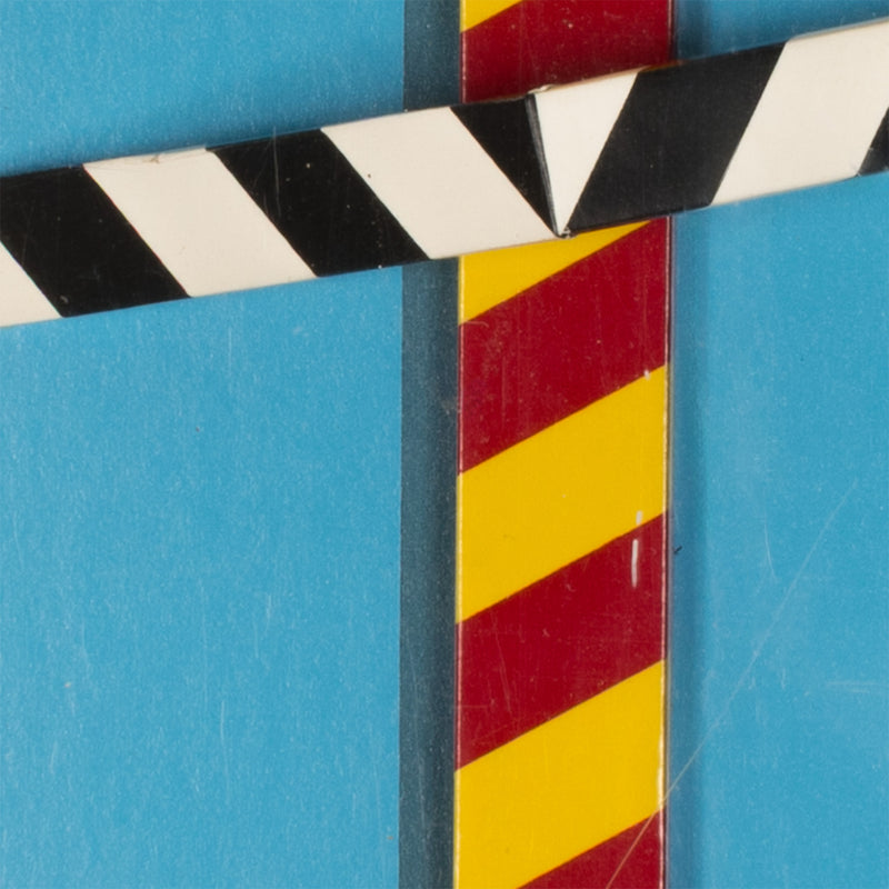 allan d'arcangelo abstract pop art hard-edge abstraction op art highways american artist american roadways roadtrip multiples signs hazards stripes 3-d art limited edition 1971 1970s 