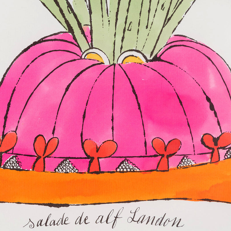 ANDY WARHOL "SALADE DE ALF LANDON", 1959