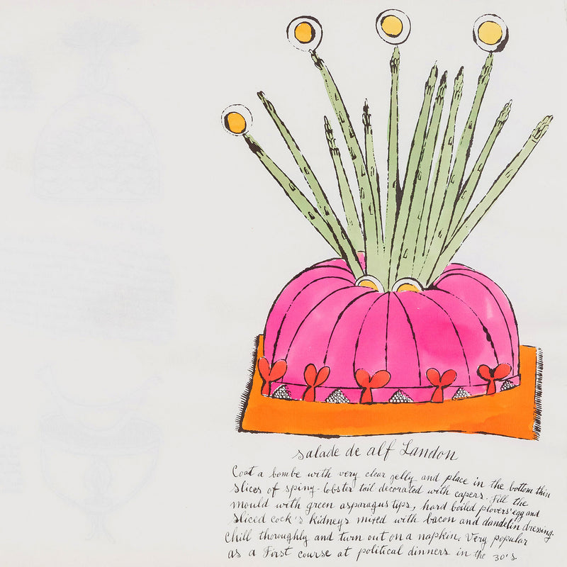 ANDY WARHOL "SALADE DE ALF LANDON", 1959