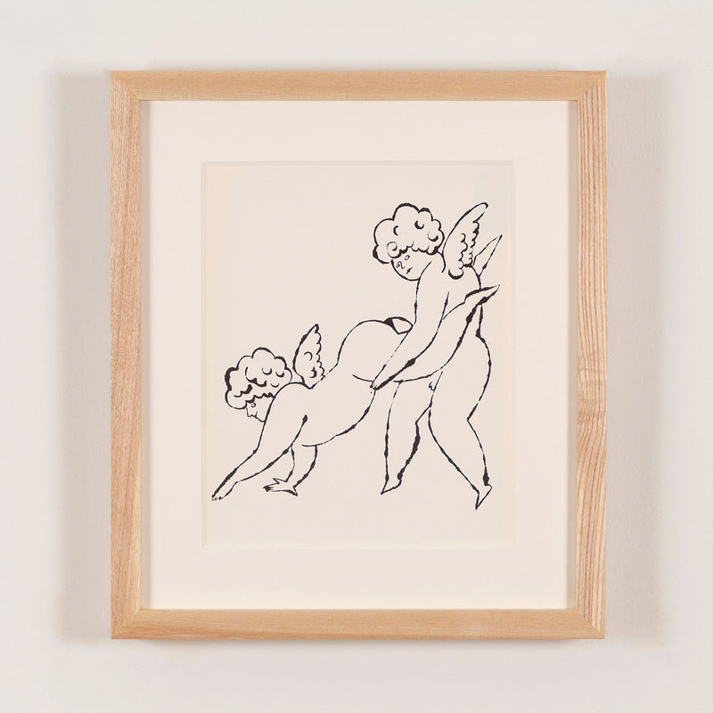 ANDY WARHOL "PUTTI DUO", 1956