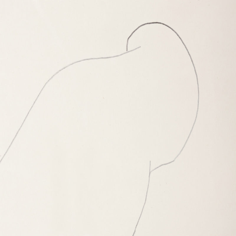 andy warhol drawing original 1950s 1956 right hand outstretched figure study 