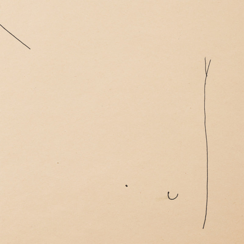 ANDY WARHOL "ALEXANDER WITH FLOWER XL" DRAWING, 1955