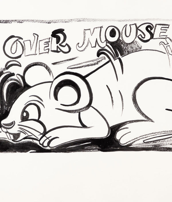 ANDY WARHOL "ROLL OVER MOUSE", 1983