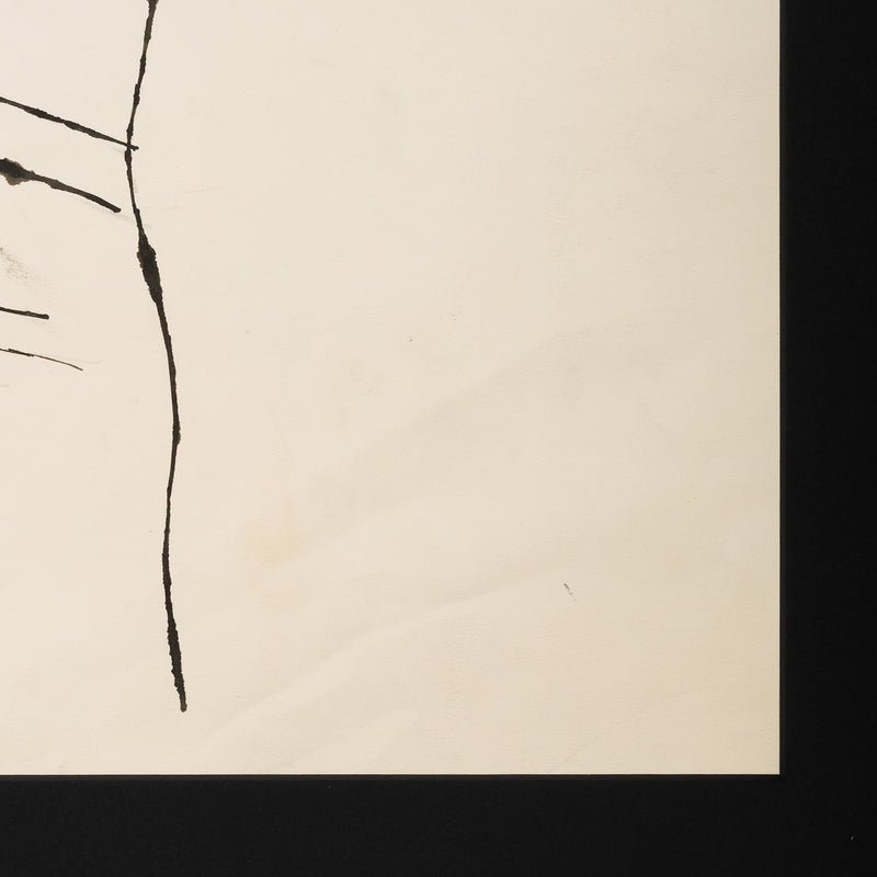 andy warhol early drawing draftsman sailor ink on paper fantastic example 1950s iconic american artist pop art seminal 