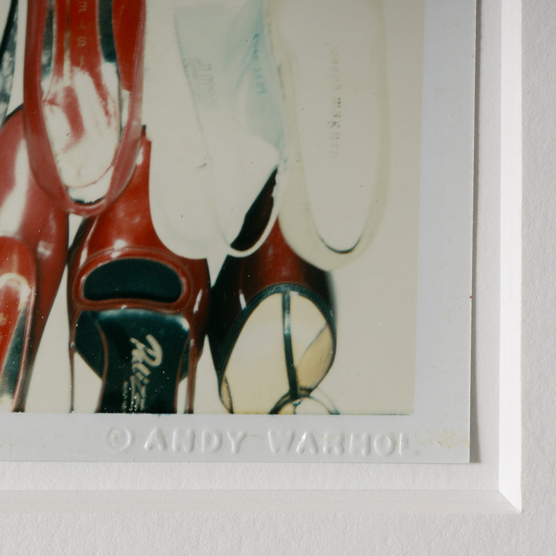ANDY WARHOL "SHOES" POLAROID, 1980