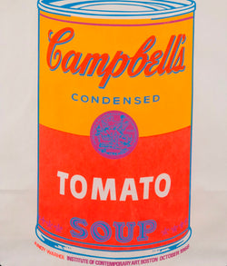 ANDY WARHOL "SOUP CAN BAG" SILKSCREEN, 1966