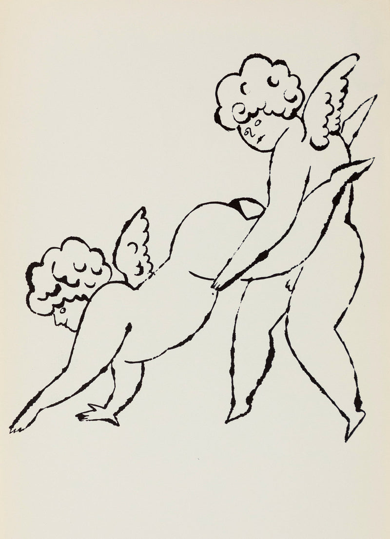 ANDY WARHOL "PUTTI DUO", 1956