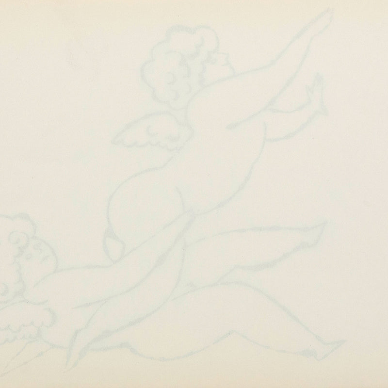ANDY WARHOL "FLOWER ANGEL", 1956