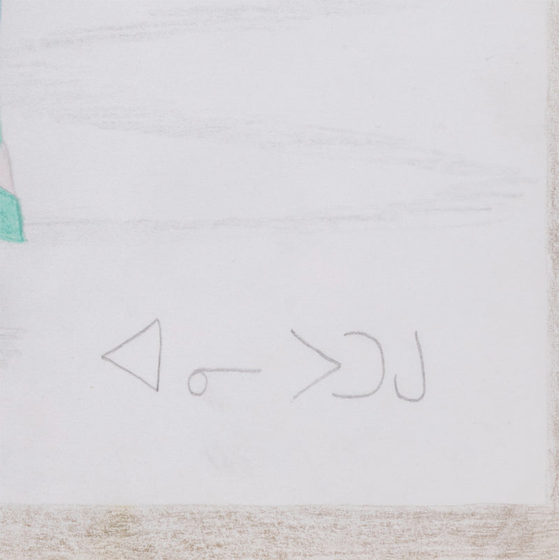 ANNIE POOTOOGOOK "MOTHER AND CHILD" DRAWING, 2012