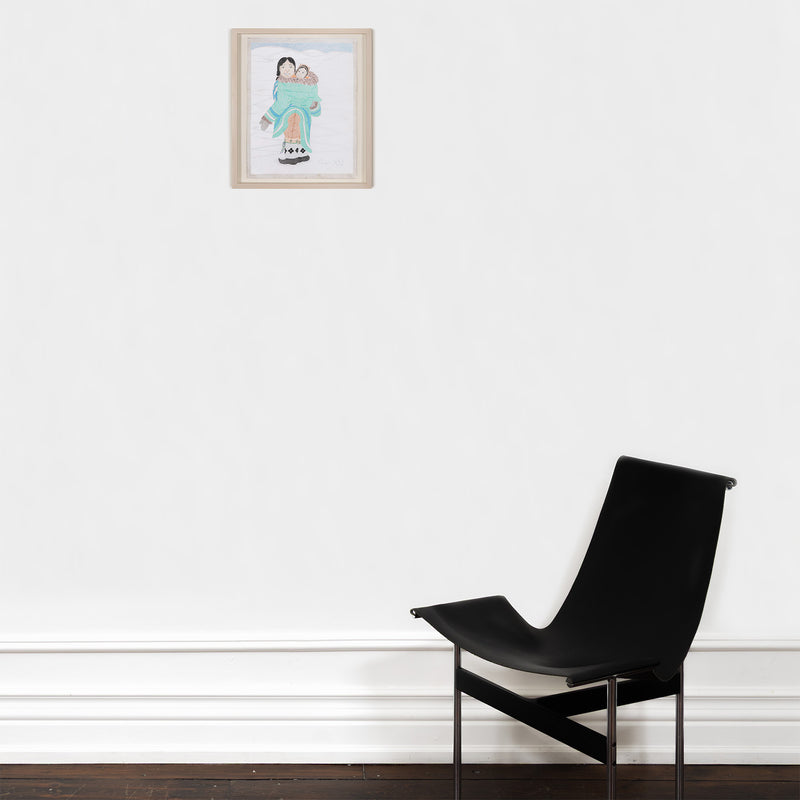 ANNIE POOTOOGOOK "MOTHER AND CHILD" DRAWING, 2012