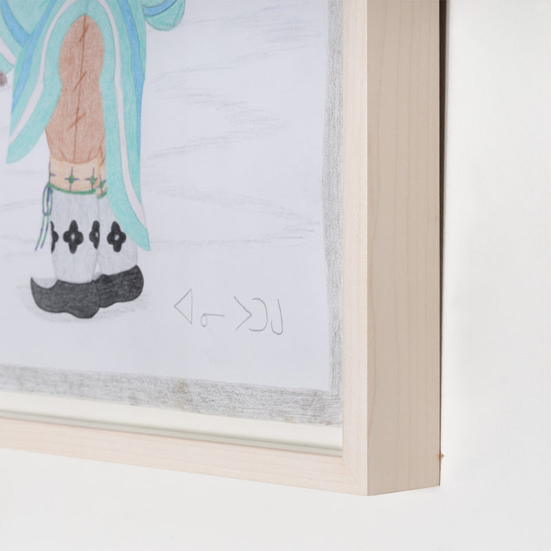 ANNIE POOTOOGOOK "MOTHER AND CHILD" DRAWING, 2012