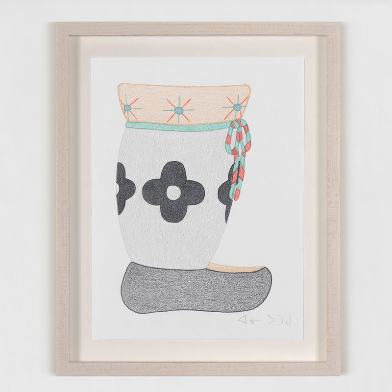 ANNIE POOTOOGOOK "MUKLUK" DRAWING, 2012