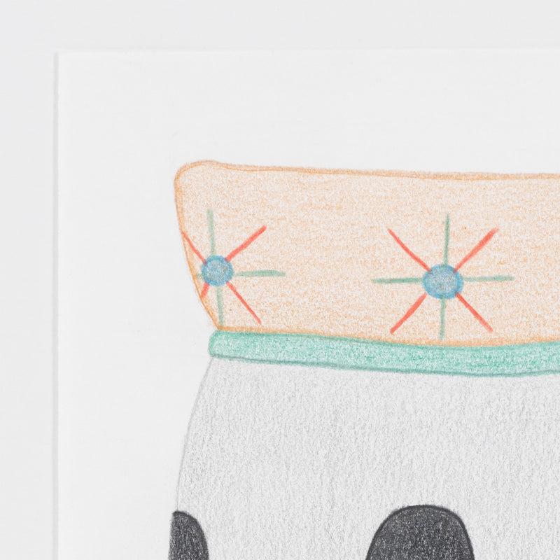 ANNIE POOTOOGOOK "MUKLUK" DRAWING, 2012