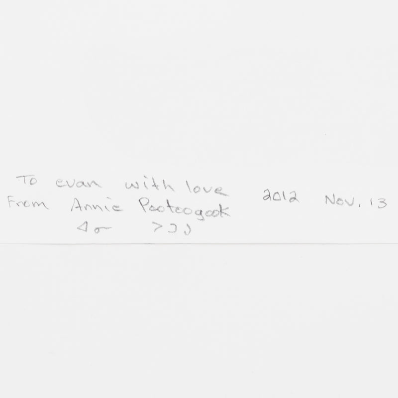 ANNIE POOTOOGOOK "MUKLUK" DRAWING, 2012