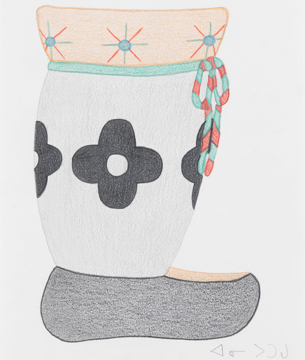 ANNIE POOTOOGOOK "MUKLUK" DRAWING, 2012