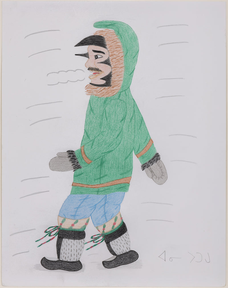 ANNIE POOTOOGOOK "WIND WALKER" DRAWING, 2012