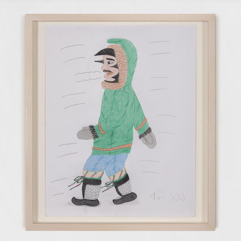 ANNIE POOTOOGOOK "WIND WALKER" DRAWING, 2012