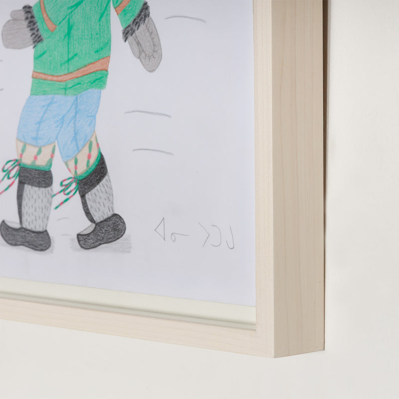 ANNIE POOTOOGOOK "WIND WALKER" DRAWING, 2012