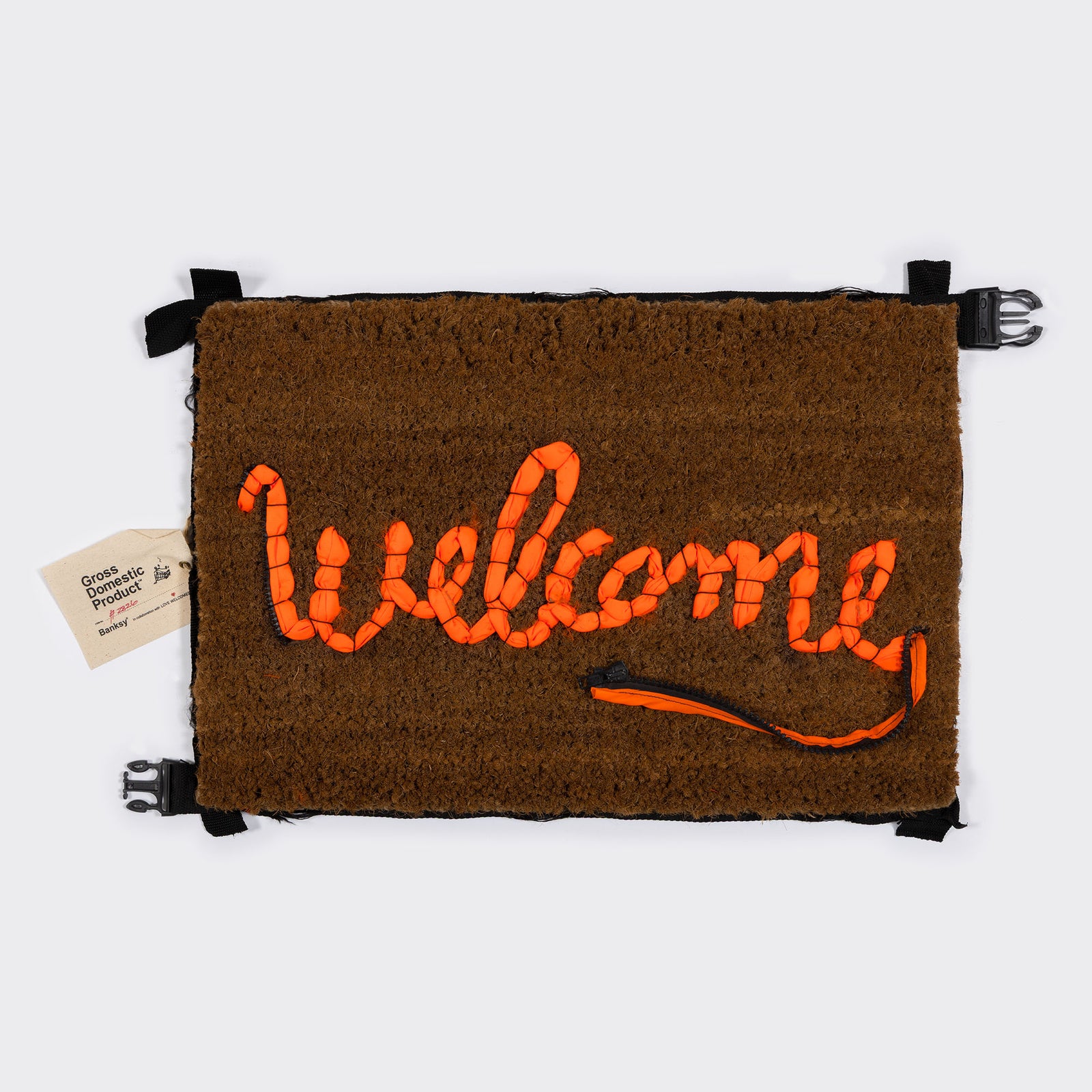 y*m様 バンクシー Banksy キッチンマット 玄関マット Caviar20_Banksy-Welcome-