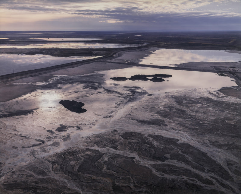 Edward Burtynsky alberta oil sands #10 environmental photography aerial photography canadian artist collect canadian art buy canadian art buy burtynsky sell burtynksy iconic burtynsky imagery burtynsky oil series 2007