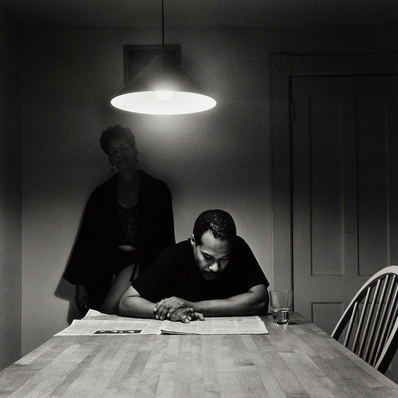 CARRIE MAE WEEMS "KITCHEN TABLE" GELATIN SILVER PRINT, 1994