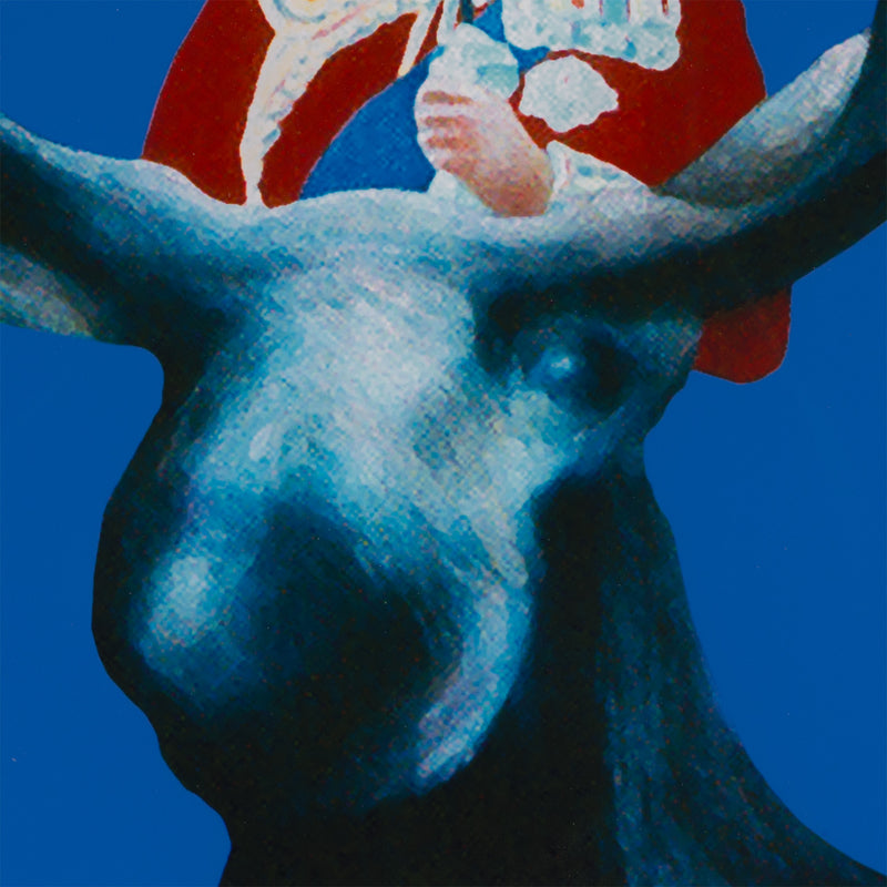 charles pachter joy ride moose queen print limited edition giclee canadian artwork canadian artist blue moose queen elizabeth II charlie pachter art collect pachter buy pachter sell pachter art iconic image
